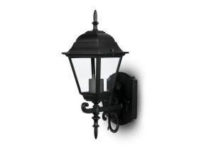 VT-760 Kinkiet ogrodowy mały kierunek oprawy: góra czarny mat 7519 V-TAC