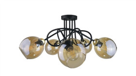 Lampa Sufitowa Nowoczesna 5Xe27 Venus Gold
