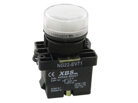 Kontrolka sygnalizacyjna Lampka 1W LED biała 230V XBS NG22-EV71