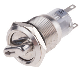Przełącznik bistabilny, 2-pozycyjny, IP67, RS PRO