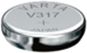 Silver oxide-button cell, SR62, 1.55 V, 11 mAh, 00317 101 111