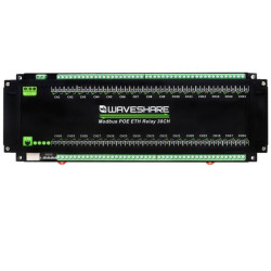 Moduł przekaźników 30 kanałowy Waveshare Modbus POE ETH Relay 30CH izolowany