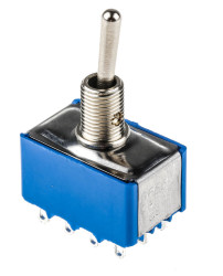 Przełącznik Wł.-wł. 4PDT APEM Montaż panelowy