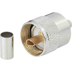 Wtyk UHF zaciskany na przewód koncentryczny RG58