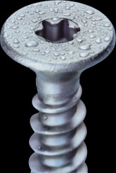 Retinox 2plus chipboard screw, stainless steel, 6,0x80 mm