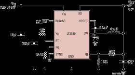 36V, 3.5A, 2.4MHz Step-Down Switching Regulator with 75µA Quiescent Current