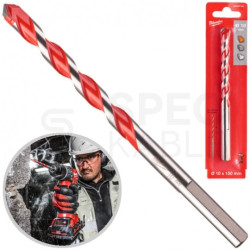 Wiertło do betonu PREMIUM 10x150mm z uchwytem sfazowanym i końcówką TCT MILWAUKEE