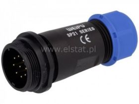 Złącze przemysłowe SP2111/P9II WT kabel ( 9P 5A)