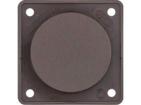 Integro Flow Zaślepka z płytką nośną brąz 945162501 HAGER