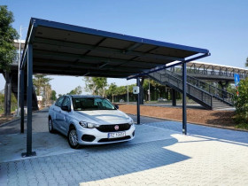 Carport ML Basic dwustanowiskowy o mocy 5,625 kWp