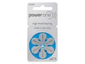 BATERIA DO AP. SŁUCHOWYCH POWER ONE VARTA PR44/675 6szt./bl