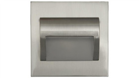 Oprawa Beryl Satyna 1,5W 12V Dc Zimna 9 Led Smd 3014 Kwadrat Do Puszki Fi 60