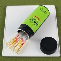 Zestaw testów pH gleby 100 pasków zakres pH 3.5-9.0 dokładne testowanie gleby wewnątrz i na zewnątrz łatwa pielęgnacja trawnika