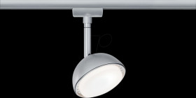 95508 URail LED rail spotlight Hemi, 425 lm, 4.9 W, 3000 K, chrome