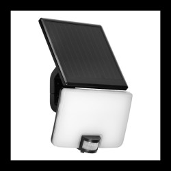 Naświetlacz solarny SOLIS LED 10W PIR 1200lm IP54 4K 3000mAh czarny AD-SL-6467BLR4 Orno