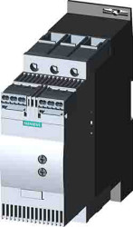 Rozrusznik silnika 30 kW Siemens Łagodny rozruch 3-fazowy 400 V zakres SIRIUS 3RW 63 A