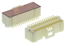 Listwa stykowa PCB 30-pinowe Pico-Clasp raster: 1 mm Prosty 2-rzędowe Molex Powierzchnia50 V W osłonie