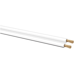 Oehlbach 207 Speaker Cable 2x0.75mm&#xB2; White 20m Oxygen-Free Copper