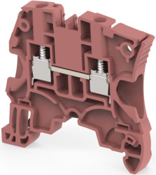 Screw terminal block, screw connection, 4.0 mm², 2 pole, 32 A, 8 kV, brown, 1SNK505064R0000