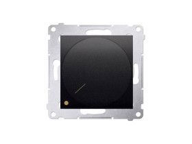 SIMON 54 Ściemniacz obrotowy 2-biegunowy do LED ściemnialnych 230V (moduł) 5-215W antracyt DS9L2.01/48 KONTAKT SIMON