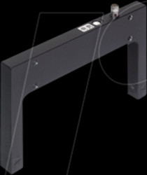 GL121-RT/32/40A/98A Photoelectric Slot Sensor 121 mm, red light, PNP, M8