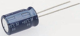 Kondensator 33μF 35V dc Radialny, Otwór przelotowy Panasonic 5 (Dia.) x 11mm