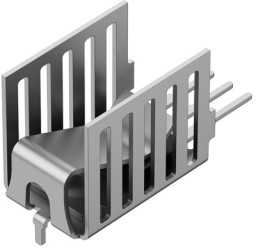 Clip-on heatsink, (L x W x H) 21 x 13 x 16 mm, 23.5 K/W, solderable surface, 10151073