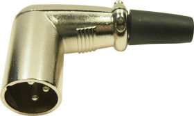 Cliff FC60963N Złącze męskie XLR Ilość styków: 3 złoty, czarny 1 szt.