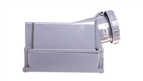 Gniazdo Stałe 125A 5P 500V Czarne Ip67 Power Twist 145-7