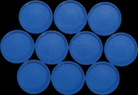 6172335 Magnets, 29 mm, blue, 10 pieces