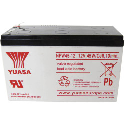 Yuasa NPW45-12 VRLA Battery 12V 8.5Ah 151x97.5x65mm Maintenance-Free