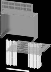 Subdivision, metal/plastic, (W x H x D) 600 x 1225 x 800 mm, 8PQ5000-4BA31