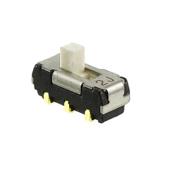 Przełącznik suwakowy, DPDT, SMD, 200 mA, Nidec Components