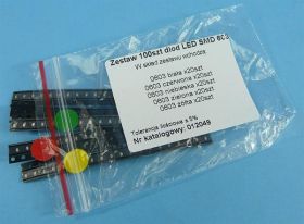 ZESTAW DIÓD LED SMD 100szt 0603