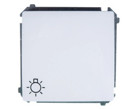 Simon Basic Przycisk /światło/, szybkozłącza, biały BMS1.01/11