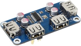 USB HUB HAT (B) do Rasberry Pi 4x USB 2.0 Waveshare