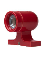 CERAMICZNY KINKIET E27 CZERWONY CK520W