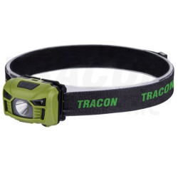 Latarka czołowa ład. TRACON LED 3W +czuj. HL120B