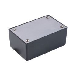 R-TECH 301935 ABS Project Box Alum. Lid Black 53 x 83 x 35mm