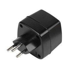 Adapter podr.wt.Szwajcaria/gn.PL Przejściówka czarna VIVANCO