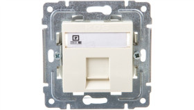 Dante Gniazdo Komputerowe Rj45 Kat.5E Nieekranowane Krem 450365