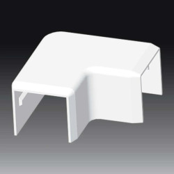 Pokrywa kątowa dla kanałów LV 24X22 biała 8793_HB