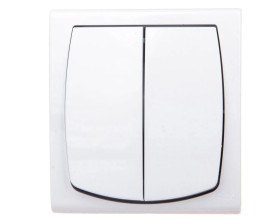 MADERA Łącznik hermetyczny świecznikowy IP44 biały ŁNH-2N/00