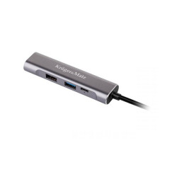 HUB USB-C HDMI USB3.0/USB2.0 port adapter (stacja dokująca)