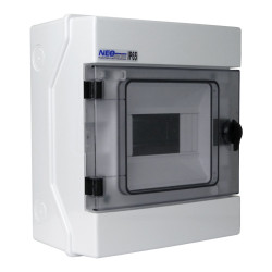 RH-6 Rozdzielnica hermetyczna natynk rozdzielnia 6modułowa IP65 VDE E-P 36.6