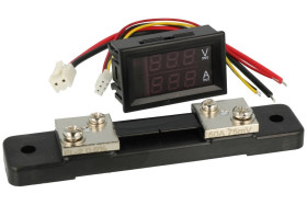 Miernik; A-(A/V)M-50A-VC288; 0÷50A DC; 0÷99,9V DC; cyfrowy; amperomierz; woltomierz