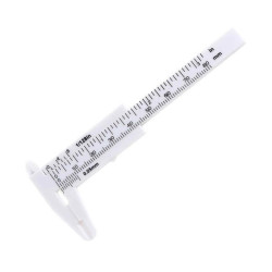 Suwmiarka plastikowa 80mm MINI biała