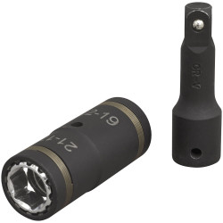 Sealey SX1821 4-in-1 Impact Socket Set 1/2&quot;Sq Drive 2pc