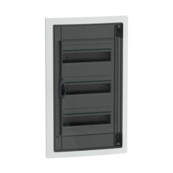 Rozdzielnica PrismaSeT XS 3x13 PSXS-3-13-PT-P podtynkowa drzwi przezroczyste IP40 IK09 LVSXP313