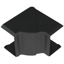 Narożnik wewnętrzny regulowany LH 60x40mm czarny KOPOS